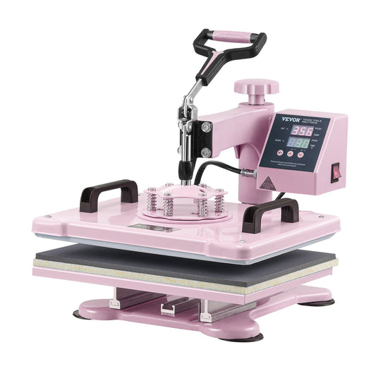 VEVOR Heat Press Machine 12x15 In 5 In 1 With 30oz Tumbler Press T-Shirts