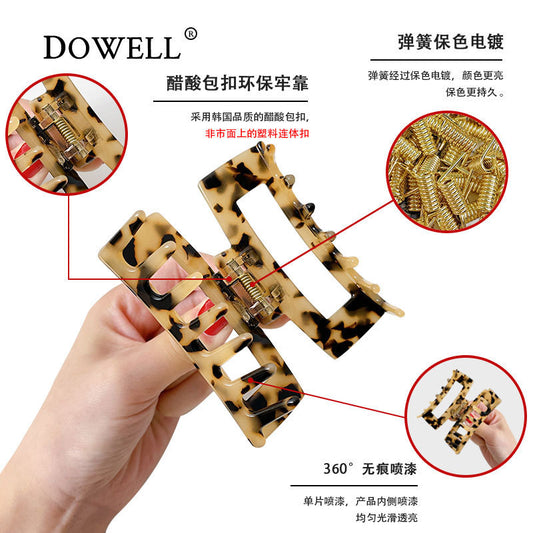 Simple Hair Clip Square Hair Accessories Girl Grip