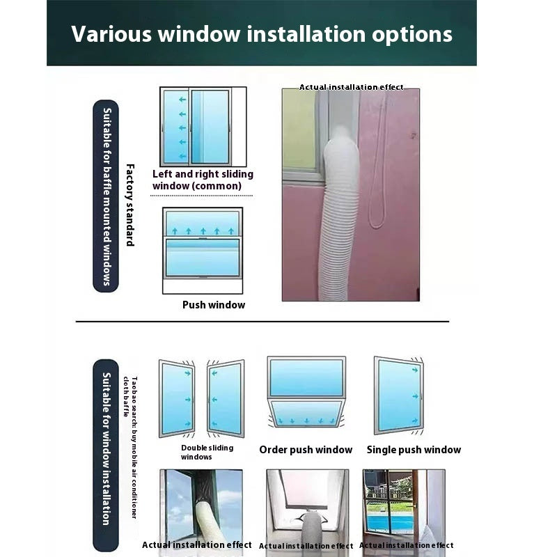 Installation-free Household Portable Air Conditioner Without Outdoor Condenser Compressor