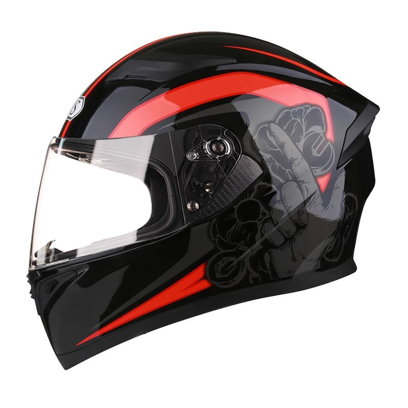 Motorcycle Helmet Mens Retro Chopper Aish Full-Cover Cool Electric Bike Safety Helmet