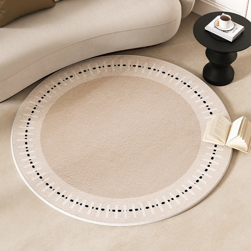 Cashmere-like Round Carpet Decoration Entrance Carpet