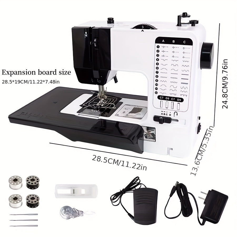 Sewing Machine Household Multi-functional Electric Desktop Automatic Sewing Machine With Expansion Board