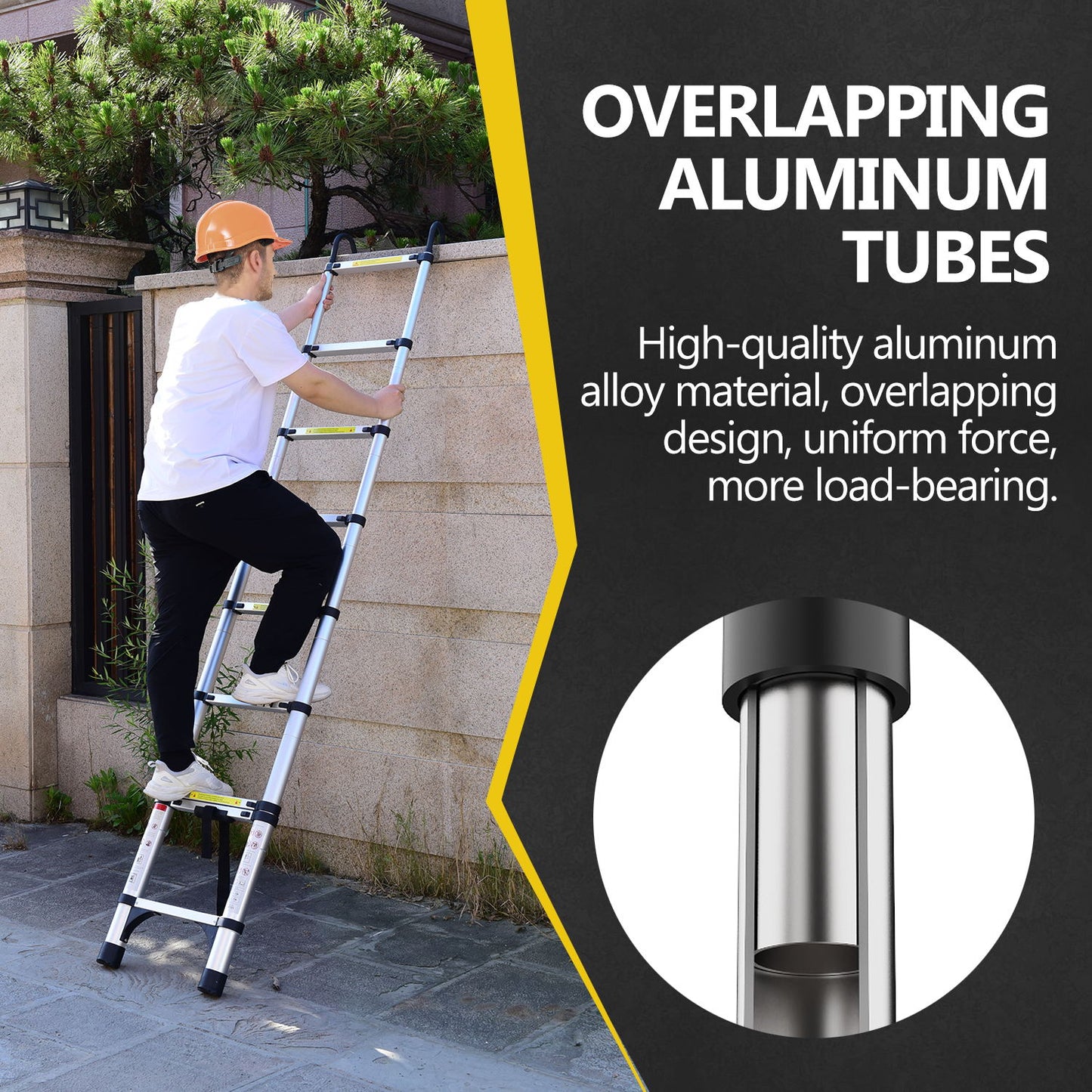 3.2m Aluminum Folding Ladder Multi-Functional For Home And Work