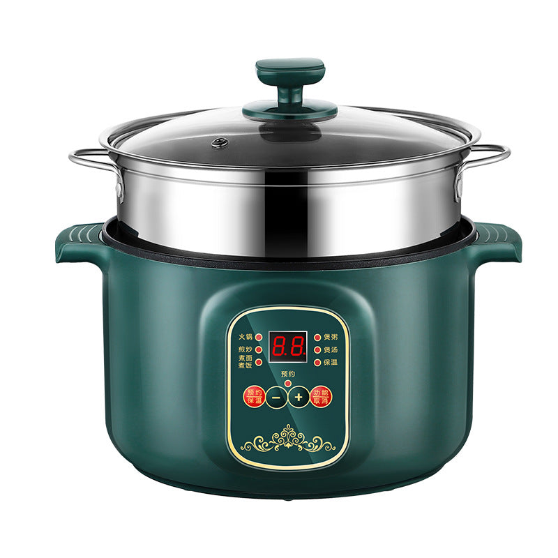 Intelligent Electric Cooking Pot Multi-functional Electric Hot Pot Frying, Steaming And Shabu All-in-one Pot Household Electric Hot Pot Student Dormitory Electric Pot