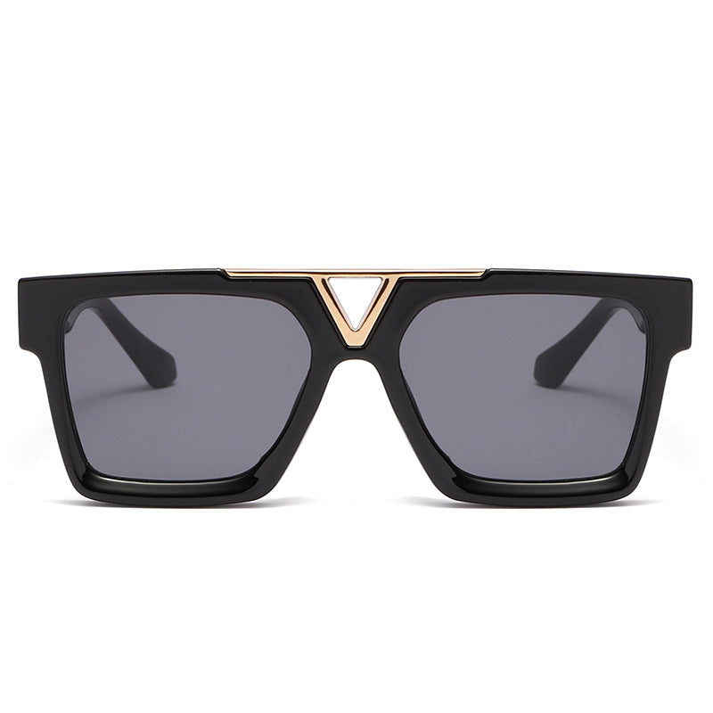Nuevas gafas de sol de moda con montura grande 