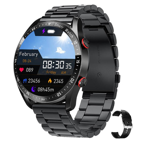 HW20 Smart Watch ECG PPG Business Stainless Steel Strap 1.46 Large Screen Bluetooth Call Smart Watch