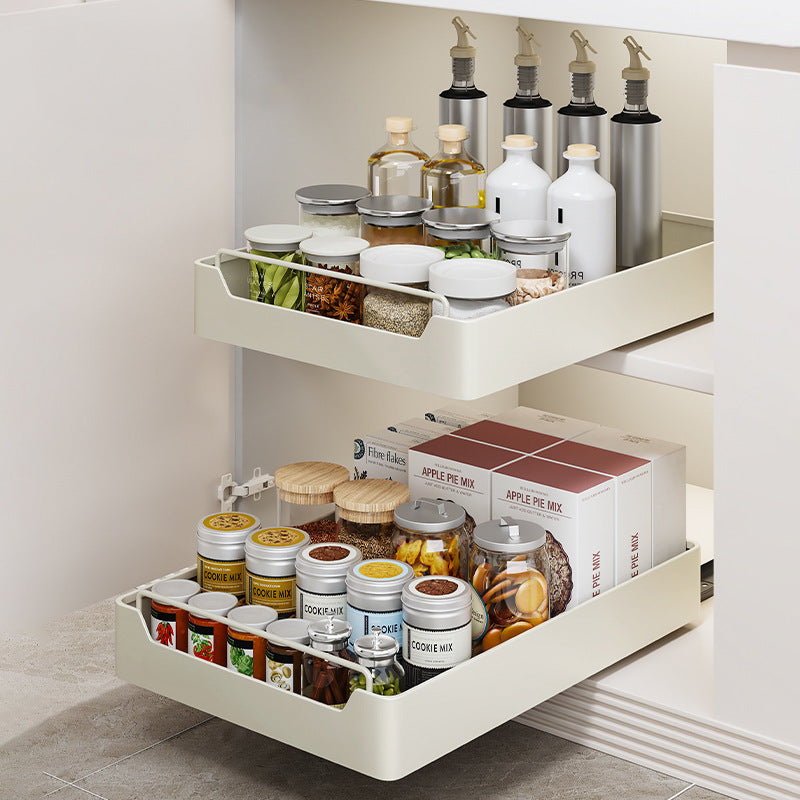 Punch-free Kitchen Pull-out Rack