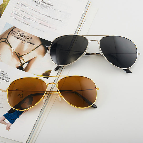 Color Film Large Frame Toad Sunglasses