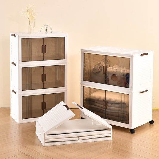 Foldable Storage Cabinet Installation-free Removable Locker