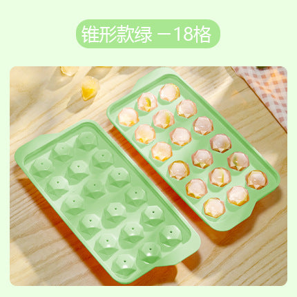 Ice Tray Mold Household Ice Box Homemade Ice Cube Press Type Ice Storage Box Ball Type With Lid Easy To Remove The Mold Ice Tray