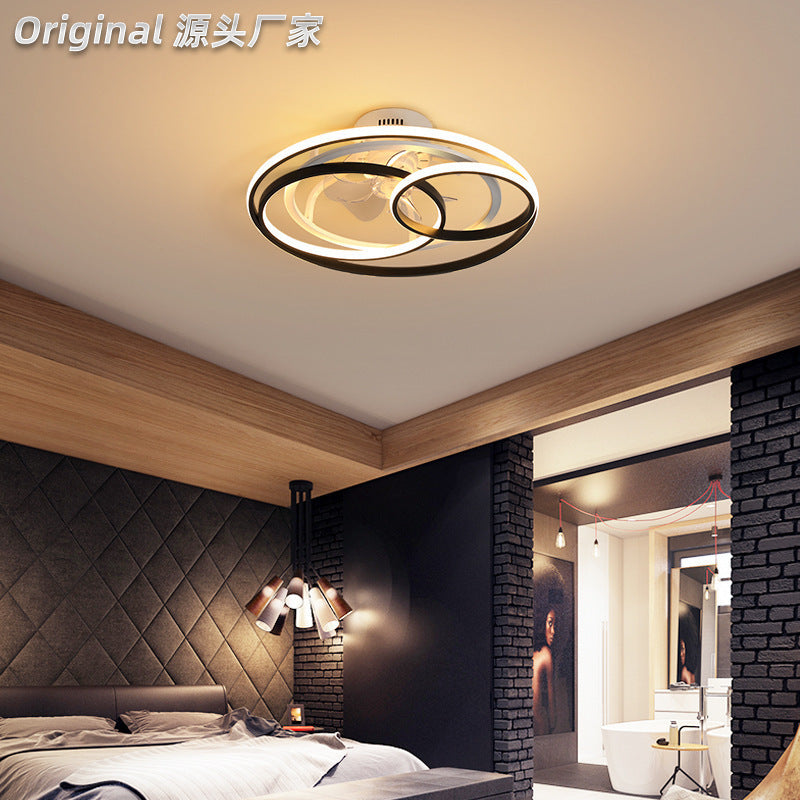 Modern Minimalist Ceiling Fan Lamp Invisible
