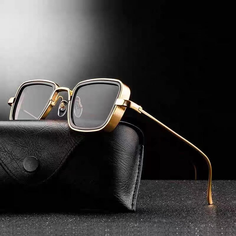 Sonnenbrille mit quadratischen Gläsern 