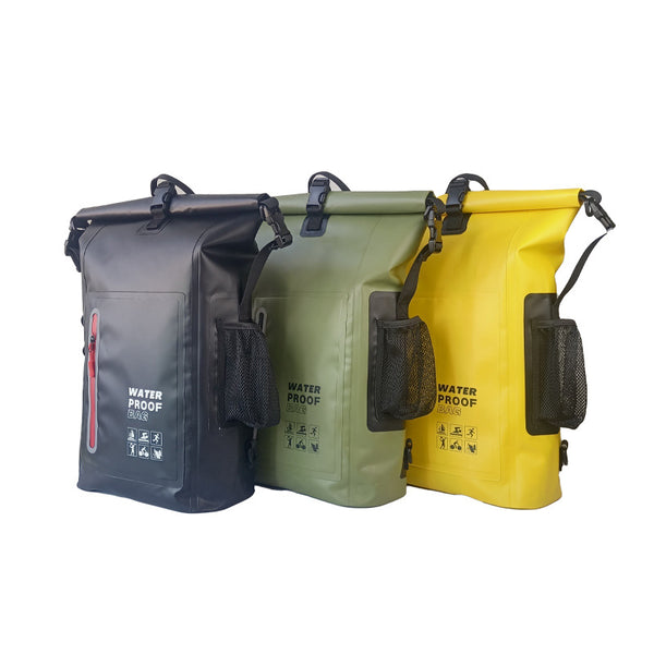 PVC Backpack Outdoor Sports Waterproof Bag Mountaineering Camping