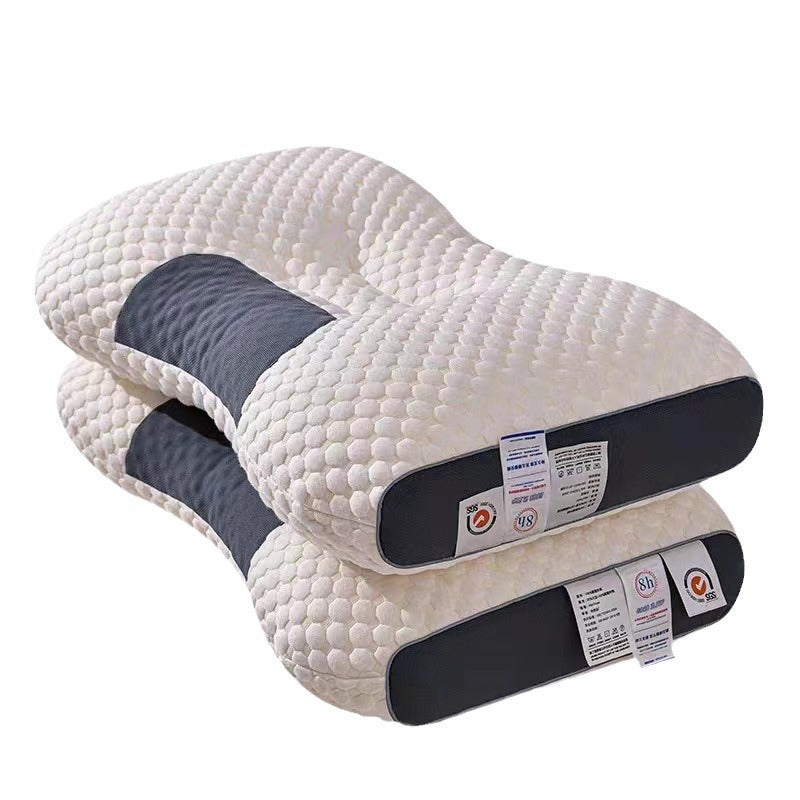 Knitted Cotton SPA Massage Pillow Neck Pillow Single Student Dormitory Household Pillow Core