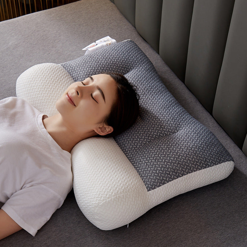 Japanese-style Soybean Fiber Pillow Anti-traction Cervical Spine Repair Pillow Pillow Pillow Core Neck Support Sleep Pillow Manufacturer&#039;s Distribution