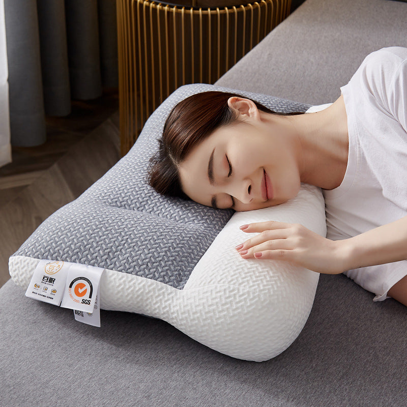 Japanese-style Soybean Fiber Pillow Anti-traction Cervical Spine Repair Pillow Pillow Pillow Core Neck Support Sleep Pillow Manufacturer&#039;s Distribution