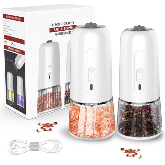 BENTOPAL--Electric Gravity Sensing Salt and Pepper Grinder