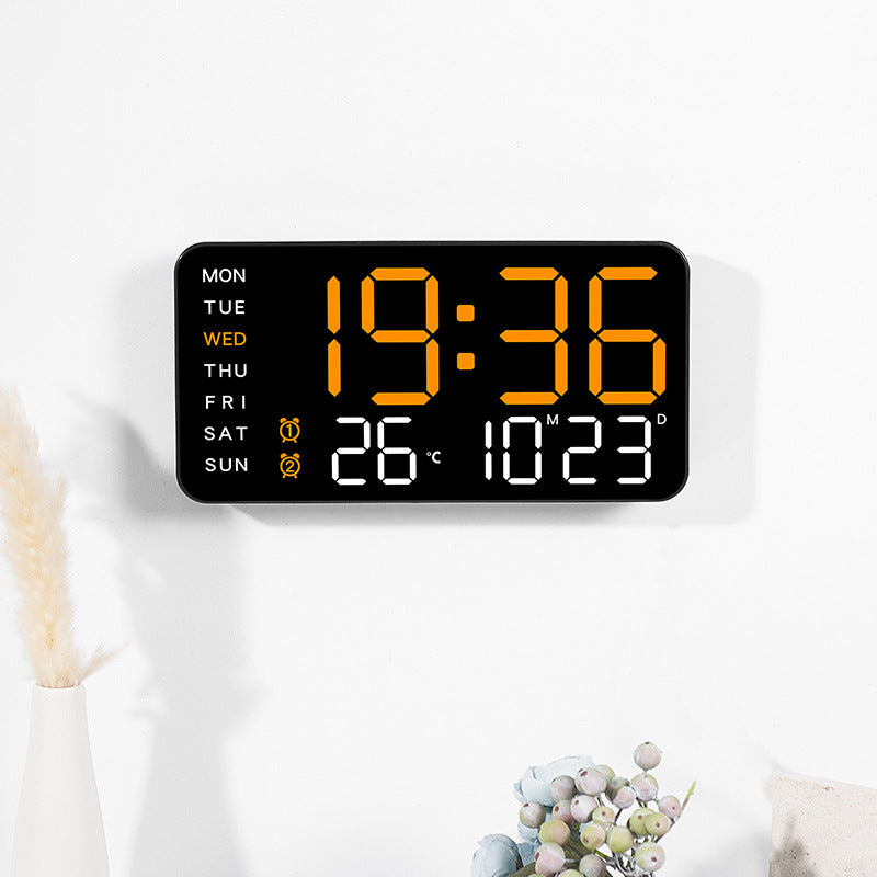 Simple Digital Clock Display Living Room