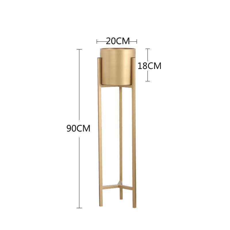 Iron Flowerpot Shelf In Living Room