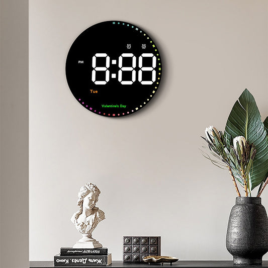 Living Room Digital Electronic Clock Wall Clock