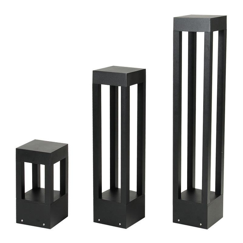 Square Outdoor Waterproof LED Lawn Lamp Courtyard Landscape Lamp