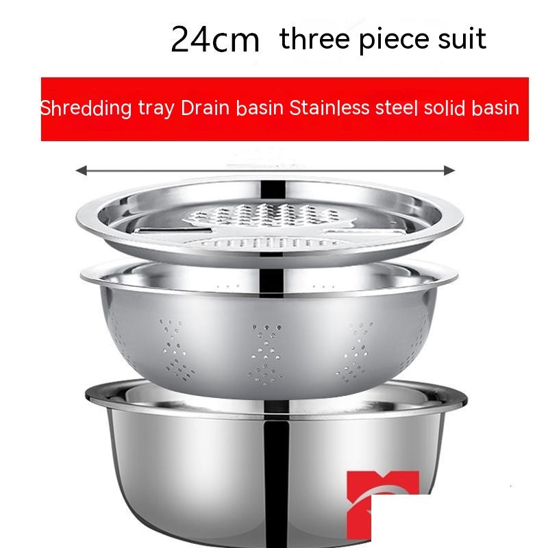 Stainless Steel Slicer Household Drain Basket