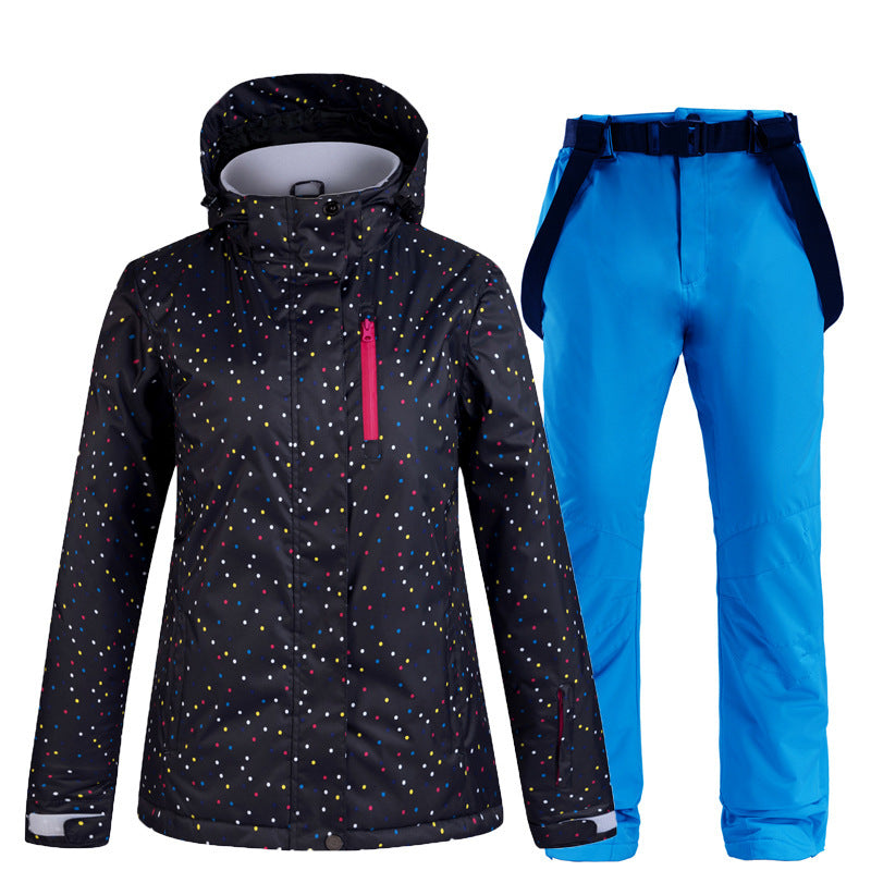 Outdoor Ski Suit Set Thickened Warm Travel Equipment