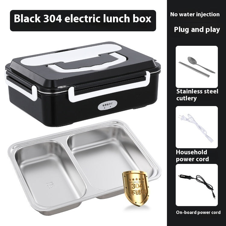 Household Electric Lunch Box Stainless Steel Car