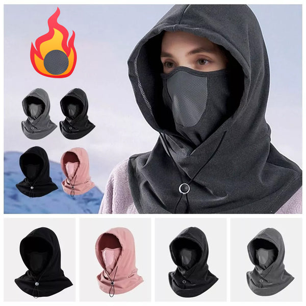 Winter thermal face scarf