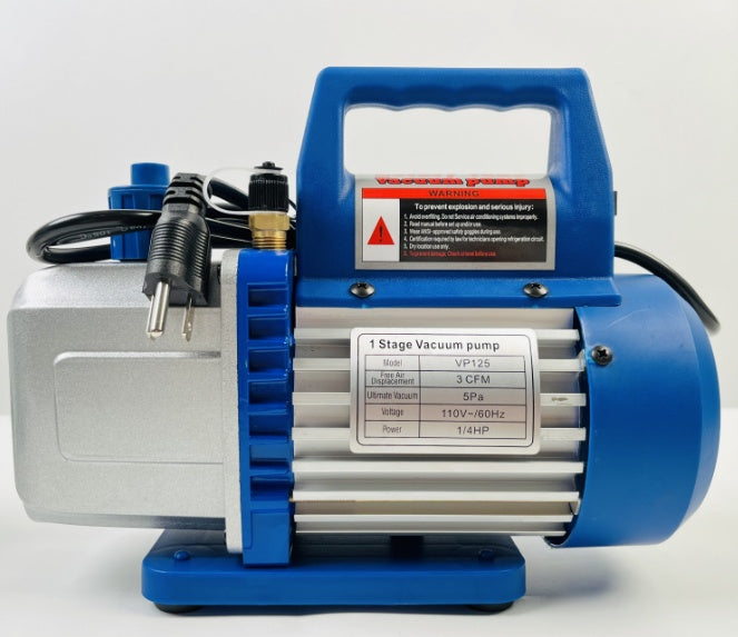 Rotary Vane Vacuum Compact Air Pressure Valve Air Conditioner Pressure Gauge Repair