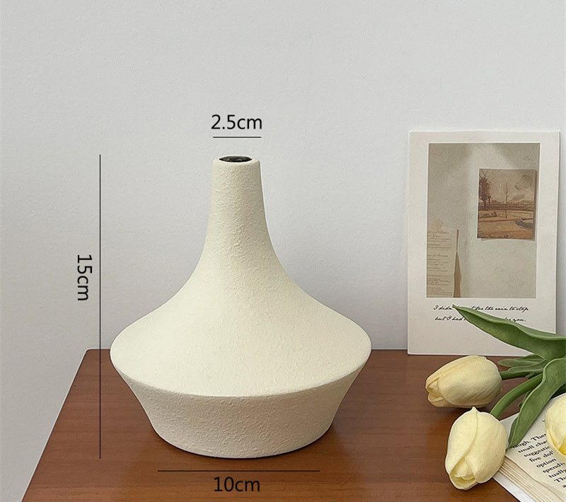 Light Luxury Vase Decoration Living Room Flower Arrangement Ins Style Ceramic Bottle