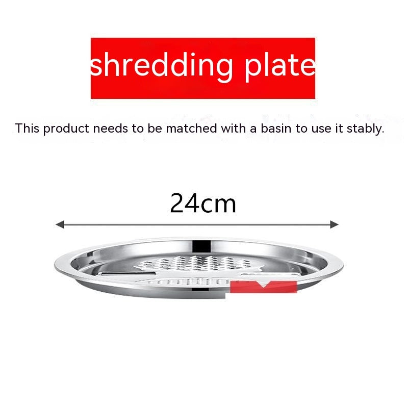 Stainless Steel Slicer Household Drain Basket