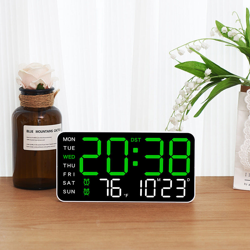Simple Digital Clock Display Living Room
