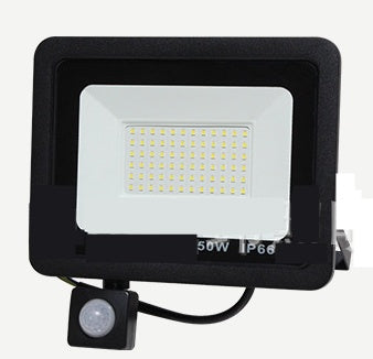 Human Body Induction Flood Light Waterproof Led Sensor Light Flood Light