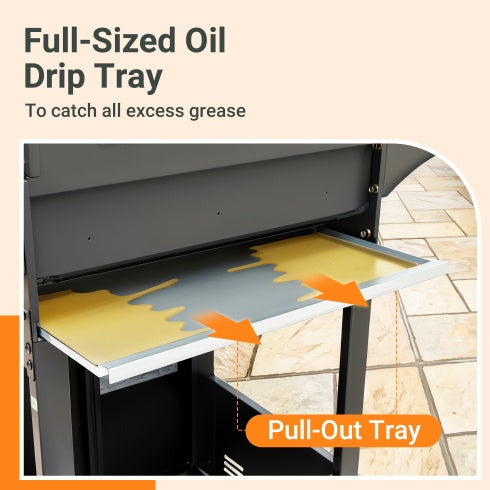 Stainless steel gas grill