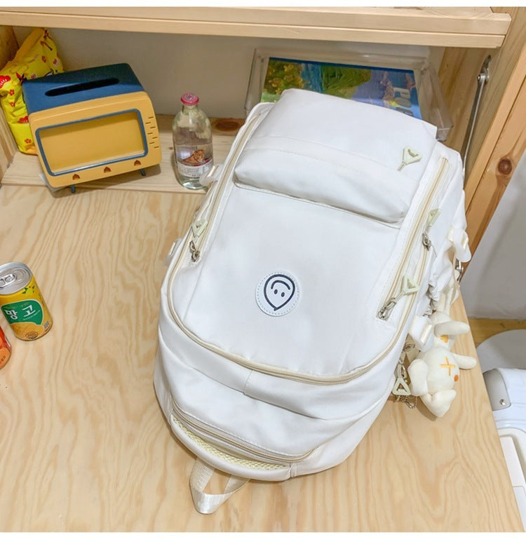 Schoolbag Female College Student Primary School Student High School Student Large-capacity Backpack