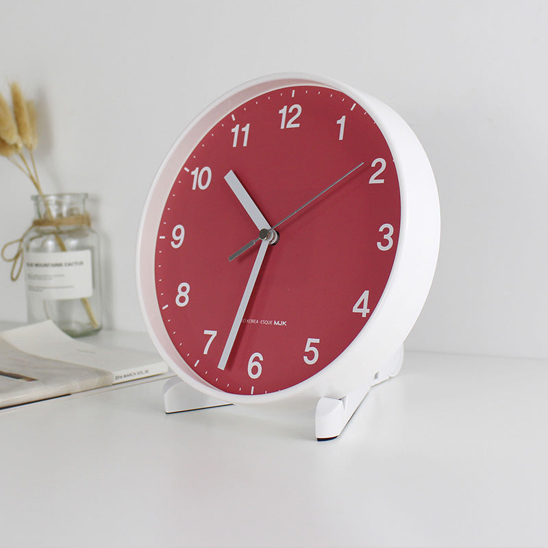 Mute Clock Desktop Small Wall Clock