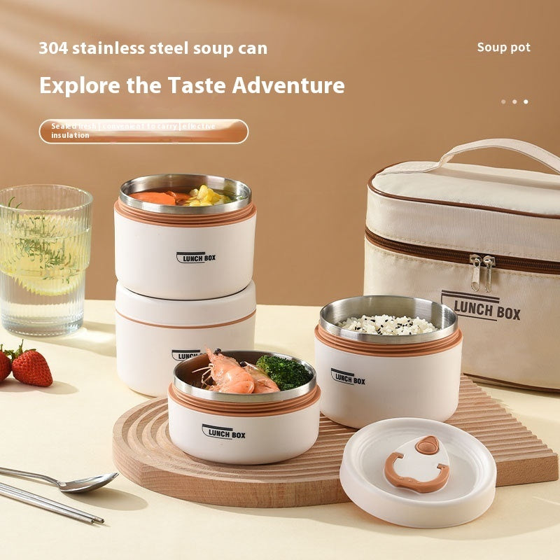 Japanese 304 Stainless Steel Insulated Lunch Box