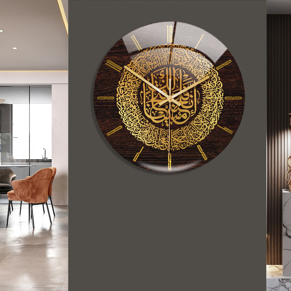 Round Acrylic Wall Clock For Living Room Decoration