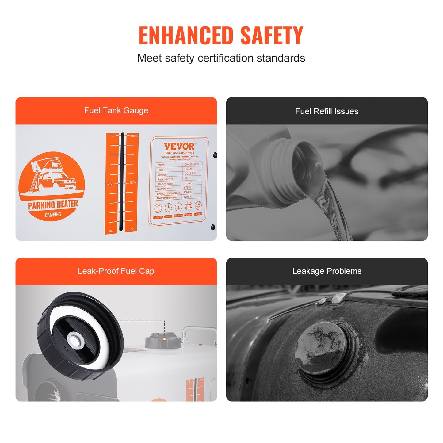 Air Heater 12V 24V 8KW Bluetooth APP Remote Control For Outdoors