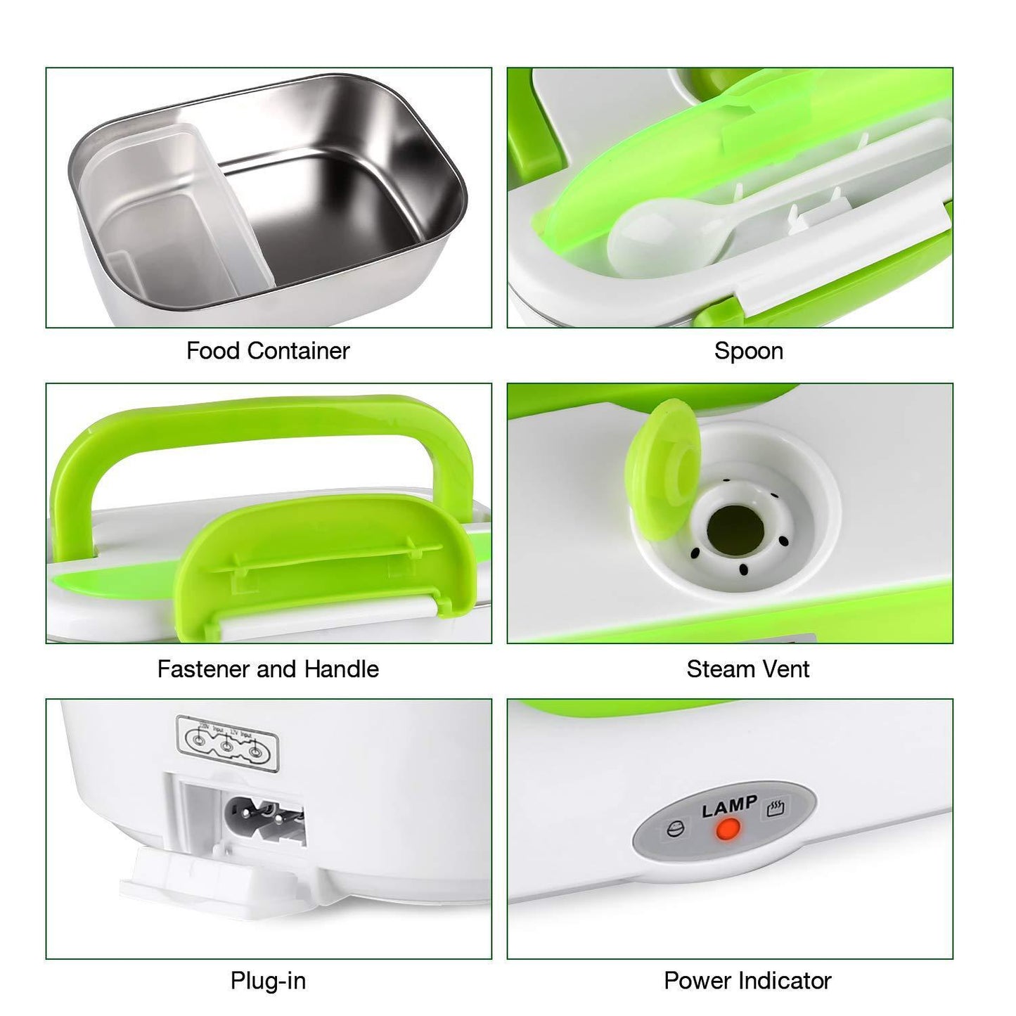 Household Car Mounted 2-in-1 Heating Lunch Box