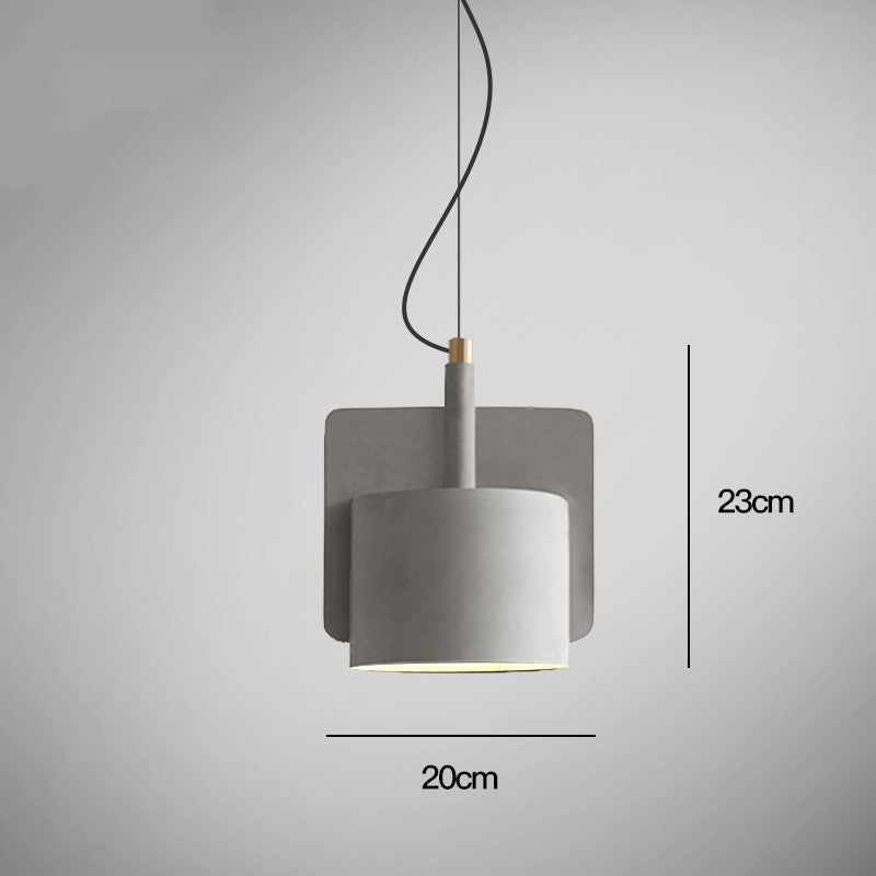 Nordic Retro Bar Restaurant Decoration Cement Chandelier