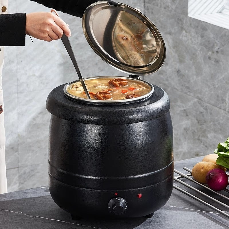 Stainless Steel Insulation Pot Porridge Bucket Hotel Soup Pot Electric Heating Soup Pot