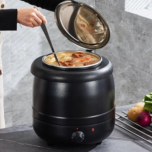 Stainless Steel Insulation Pot Porridge Bucket Hotel Soup Pot Electric Heating Soup Pot