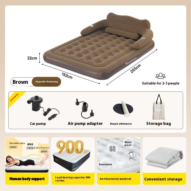 Inflatable Mattress With Electric Air Household Outdoor
