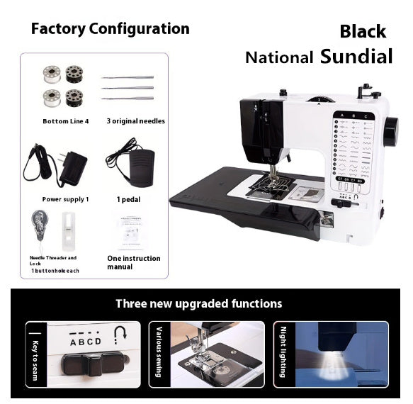 Sewing Machine Household Multi-functional Electric Desktop Automatic Sewing Machine With Expansion Board