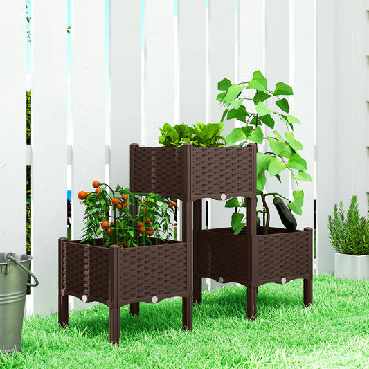 Plastic Raised Garden Bed With Legs