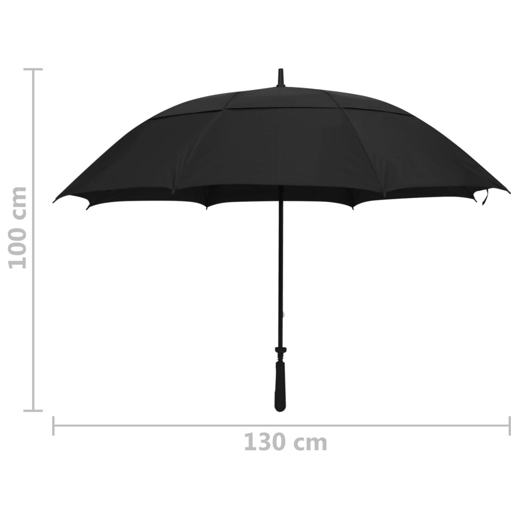 Umbrella Black 130 cm