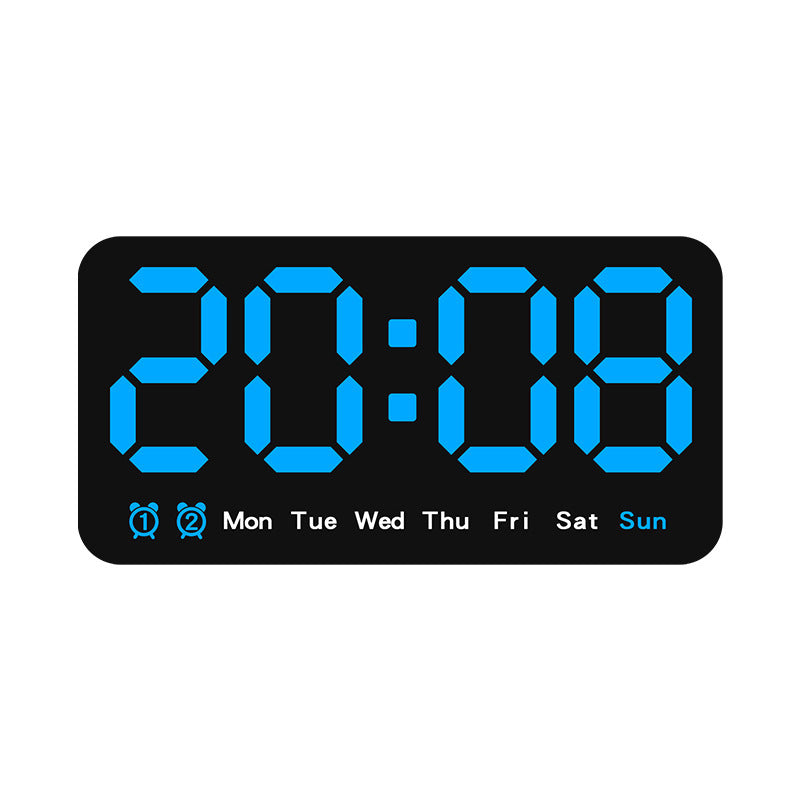 Simple Large Screen Hanging With Temperature Multi-purpose Alarm Clock