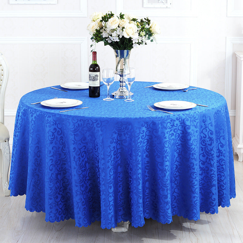Hotel Restaurant Meal Cloth Custom Round Table Tablecloth